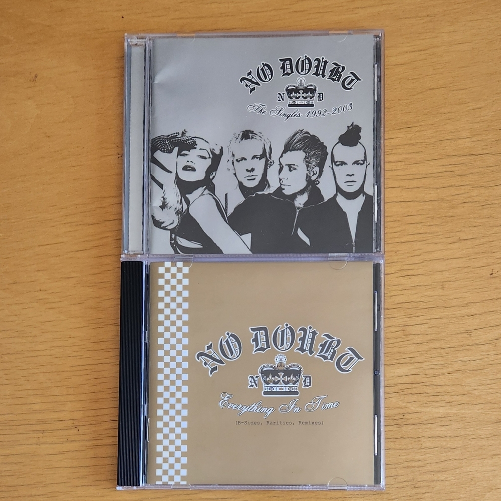 No Doubt - The Singles and Everything In Time 2000s CDs (Lot of 2)